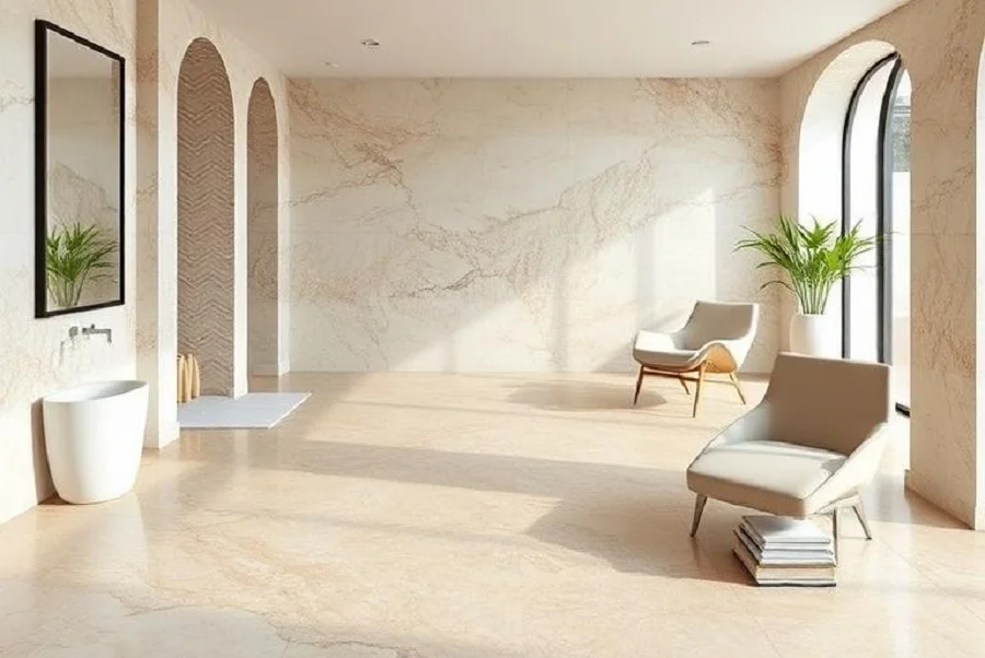 Marble vs. Travertine: Choosing the Right Stone for Your Spanish Home