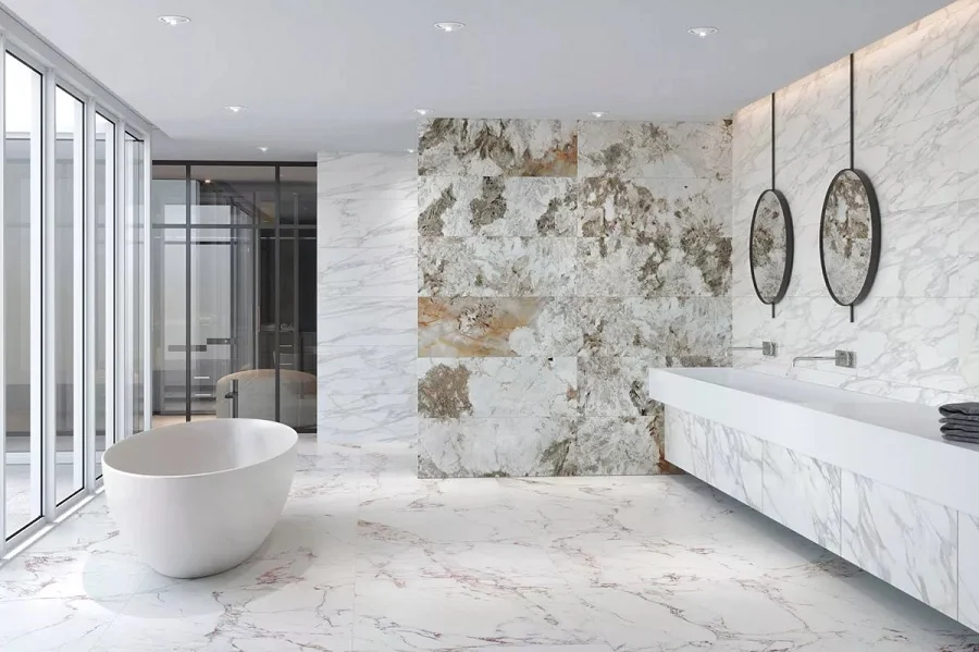 Strategic Applications of Light-Colored Marble in Small Spaces