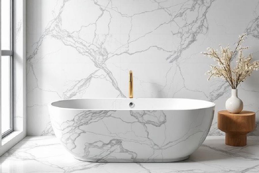 ¿Por qué la durabilidad convierte al mármol en el mejor material para bañeras y lavabos?