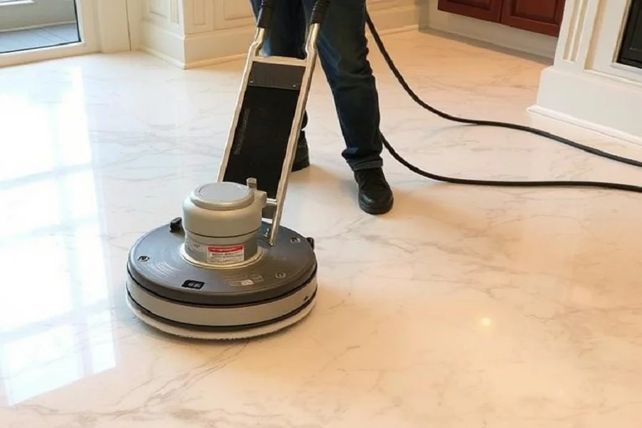 The Step-by-Step Process for Polishing Marble Floors with a Machine