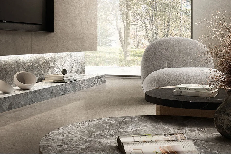 Piedras neutras populares en el diseño de interiores de lujo